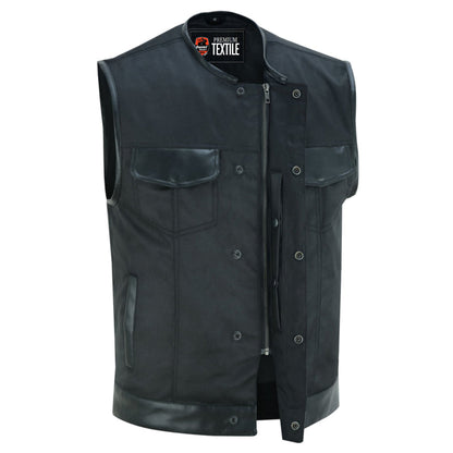 DS687 Concealed Snap Closure, Textile Material, W/O Collar & Hidden Z