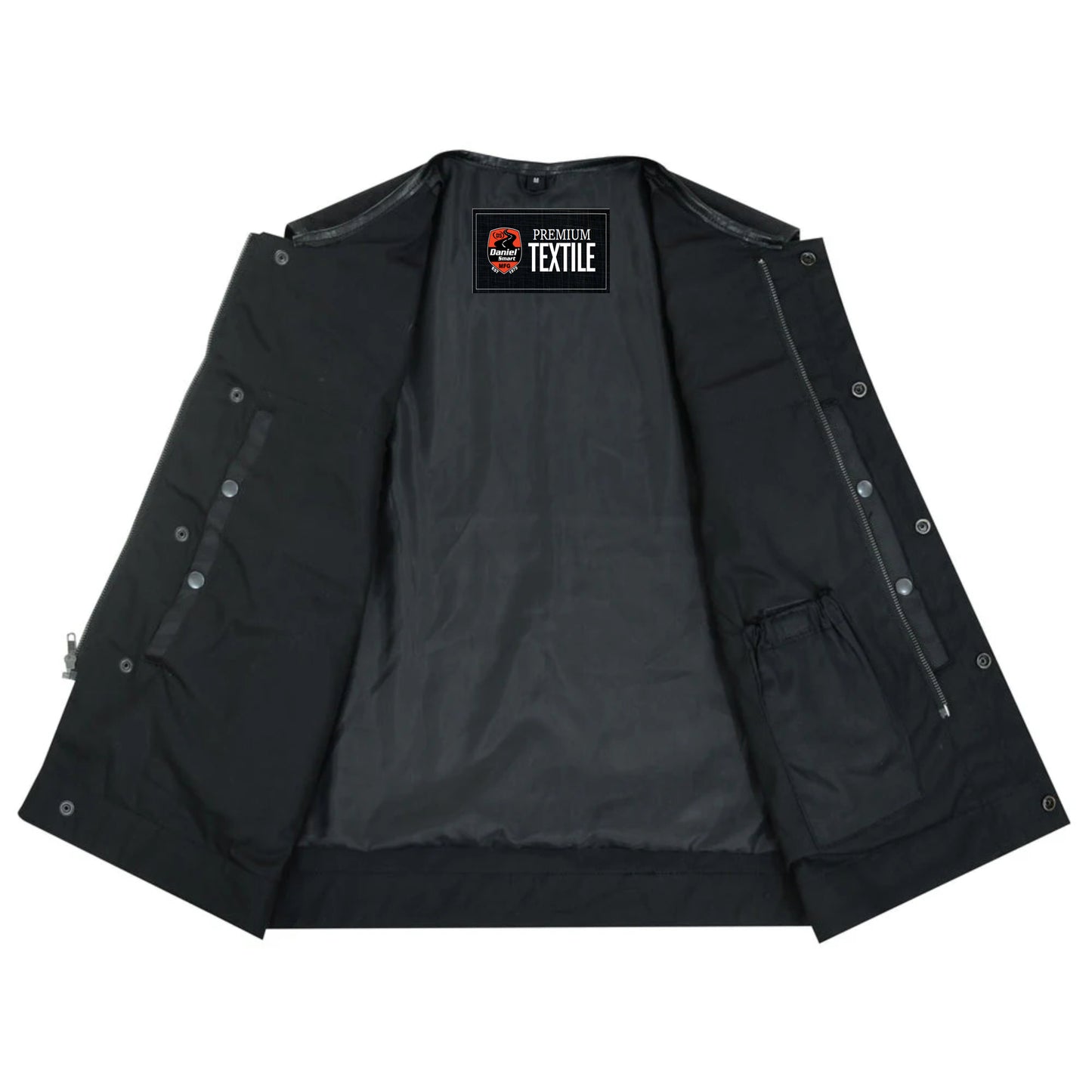 DS687 Concealed Snap Closure, Textile Material, W/O Collar & Hidden Z