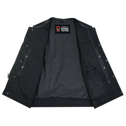 DS687 Concealed Snap Closure, Textile Material, W/O Collar & Hidden Z