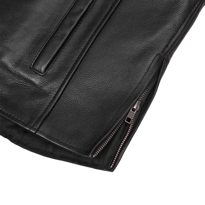 Blizzard™ Men's Leather Motorcycle Jacket