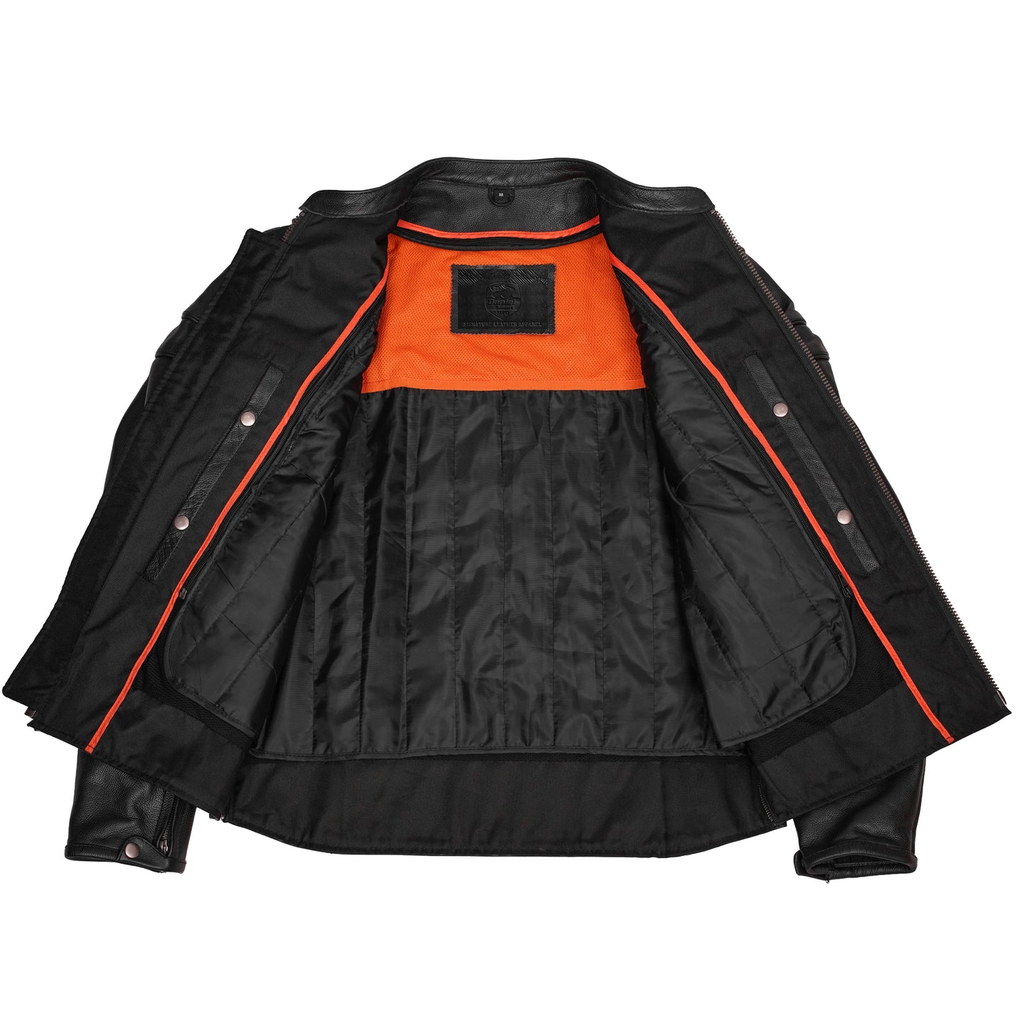 Blizzard™ Men's Leather Motorcycle Jacket