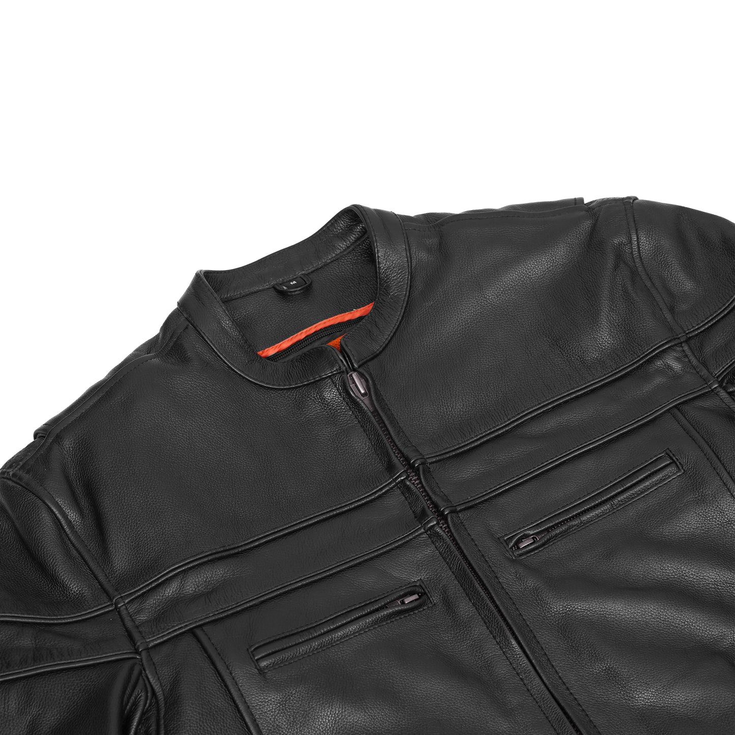 Blizzard™ Men's Leather Motorcycle Jacket
