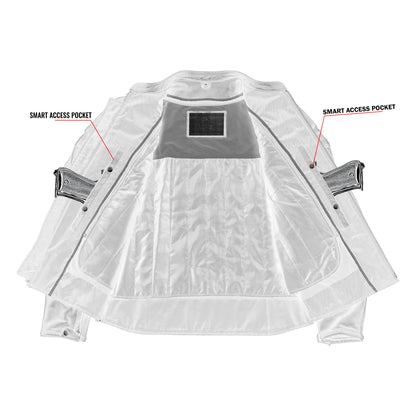 Blizzard™ Men's Leather Motorcycle Jacket