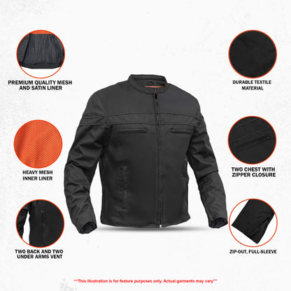 RapidShift™ Men's Textile Motorcycle Jacket