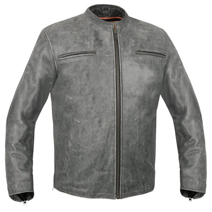 Rocco Men's Leather Motorcycle Jacket