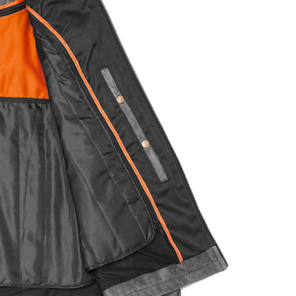 Rocco Men's Leather Motorcycle Jacket
