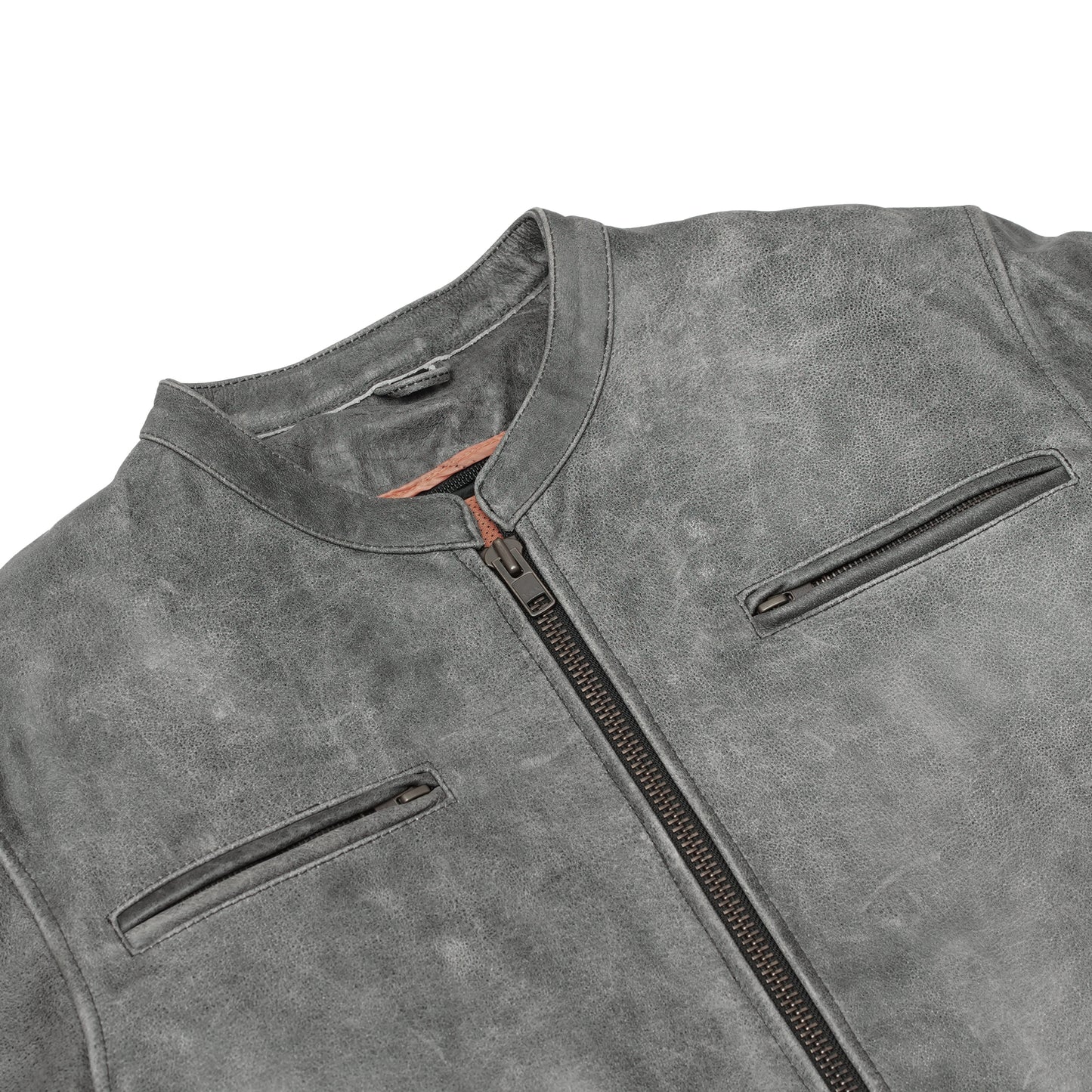 Rocco Men's Leather Motorcycle Jacket
