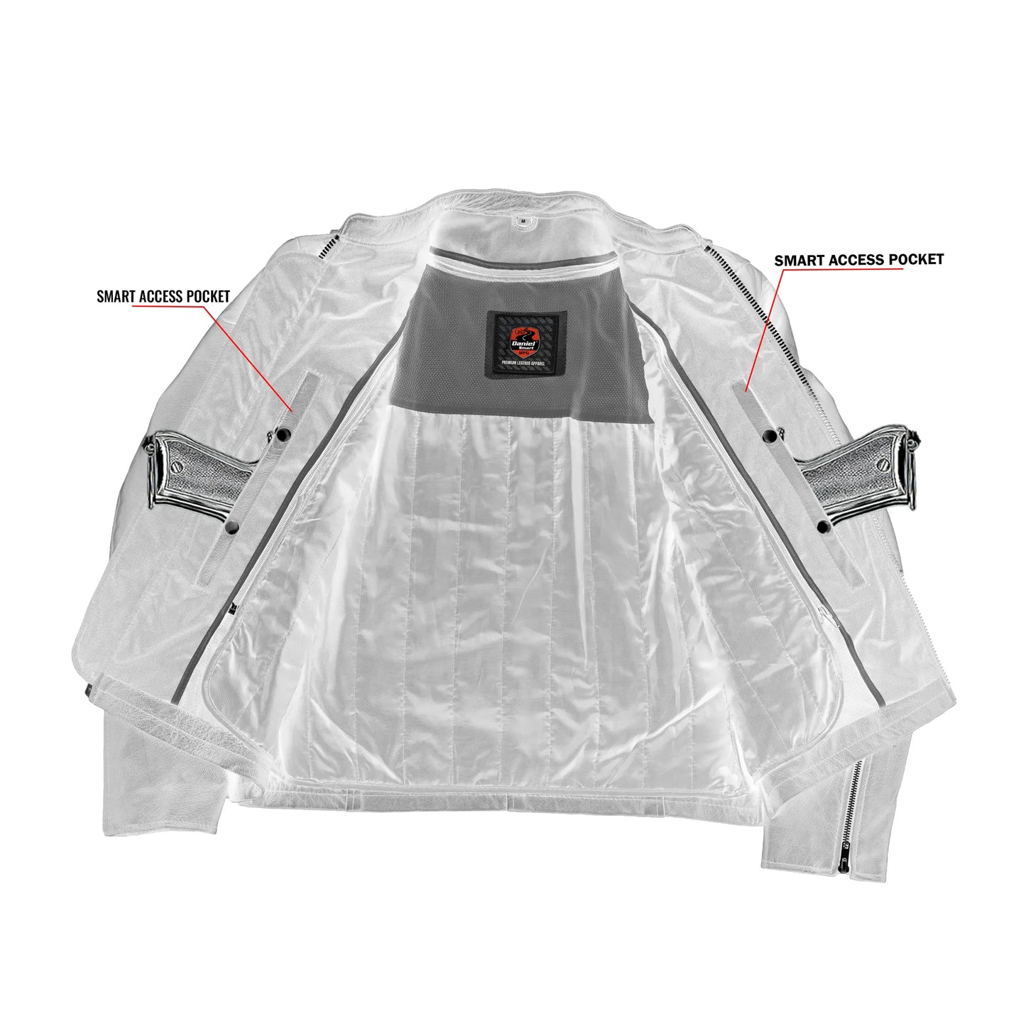 Deadfall Men's Leather Motorcycle Jacket