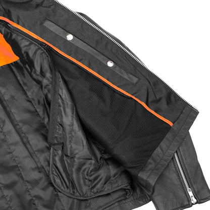 Deadfall Men's Leather Motorcycle Jacket