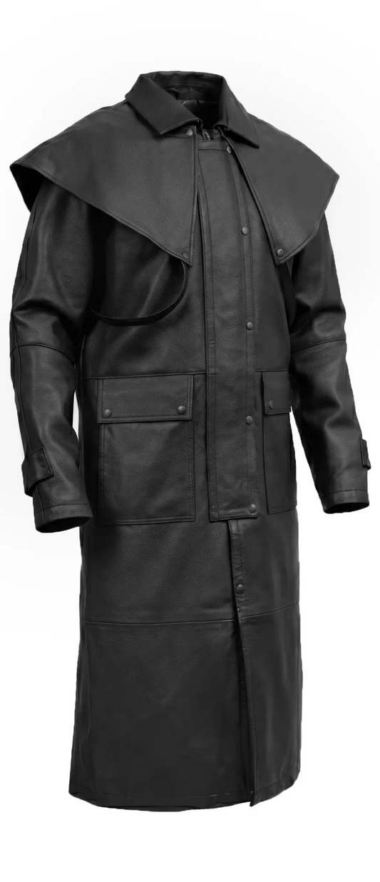 DS727 Thorne Leather Duster