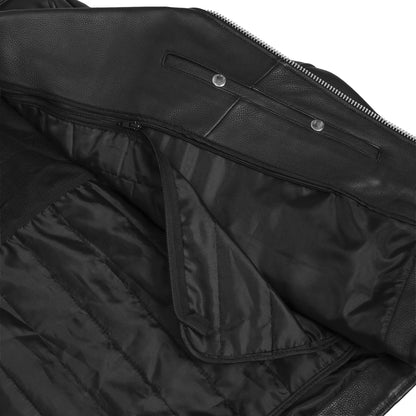 DS730 Men's Classic Plain Side Police Style M/C Jacket