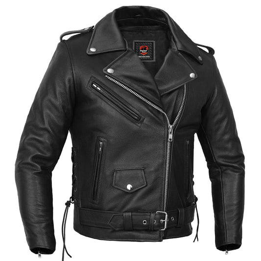 Trekker™ Men's Leather Motorcycle Jacket