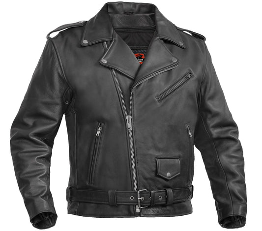 Horizon Men's Leather Motorcycle Jacket