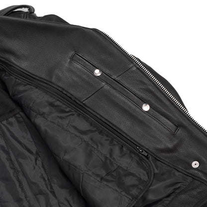 Horizon Men's Leather Motorcycle Jacket