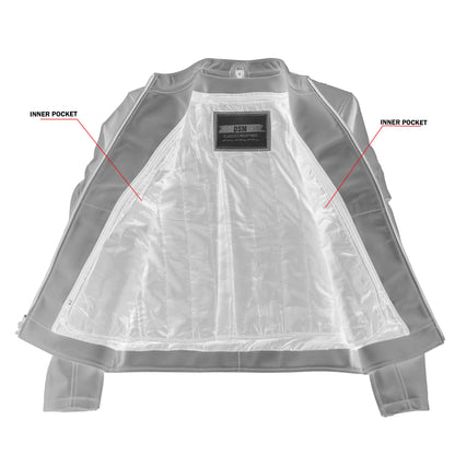 Meridian Moto - Men’s Motorcycle Faux Leather Jacket