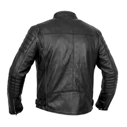 Dagger™ Men's Leather Motorcycle Jacket