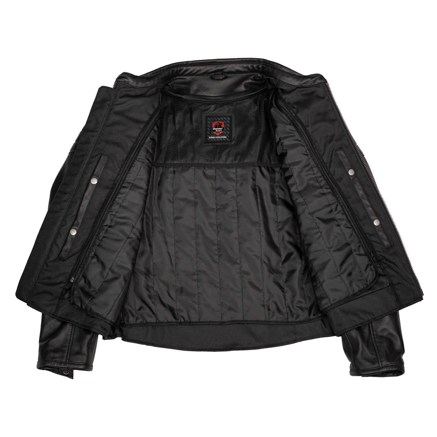 Dagger™ Men's Leather Motorcycle Jacket