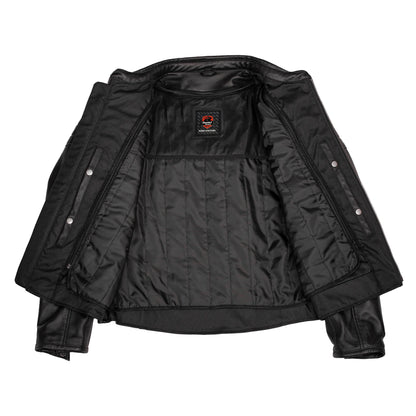 Dagger™ Men's Leather Motorcycle Jacket