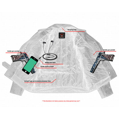 DS761 Motorcycle Armored Classic Biker Leather Jacket