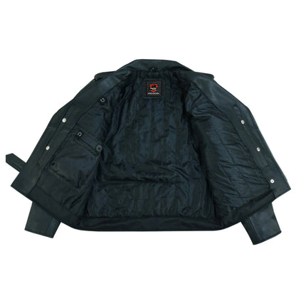 DS761 Motorcycle Armored Classic Biker Leather Jacket