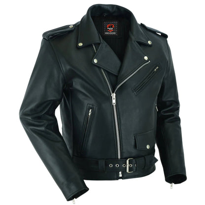 DS761 Motorcycle Armored Classic Biker Leather Jacket