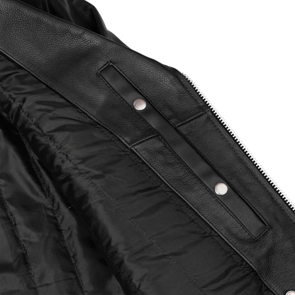 Road Warrior Men's Leather Motorcycle Jacket
