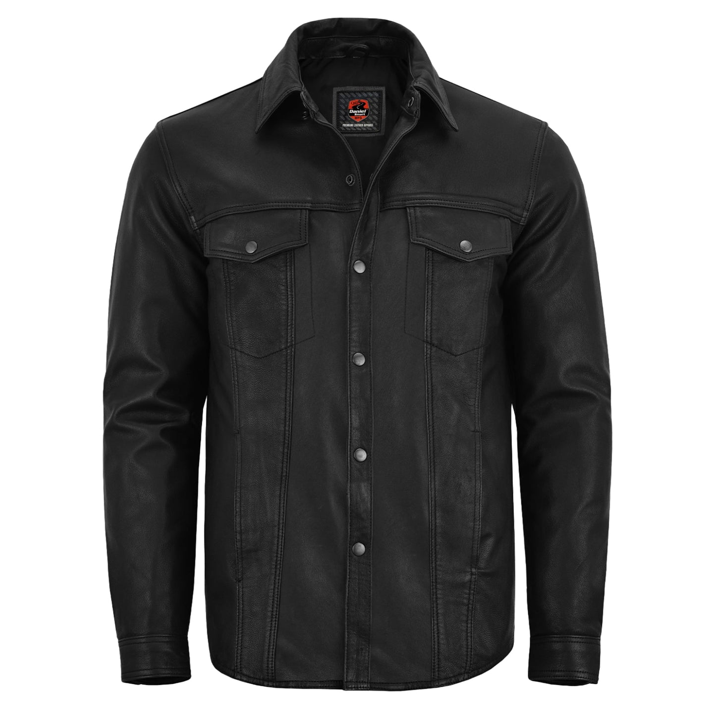 Fusion Drift™ Men’s Leather Motorcycle Shirt