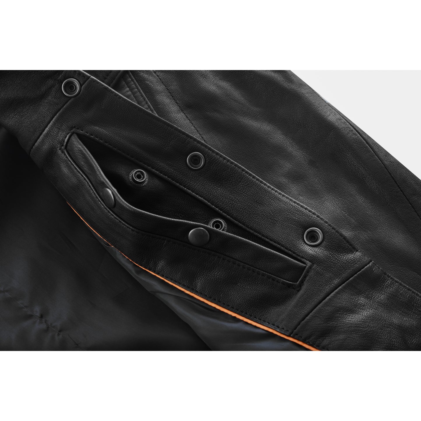 Fusion Drift™ Men’s Leather Motorcycle Shirt