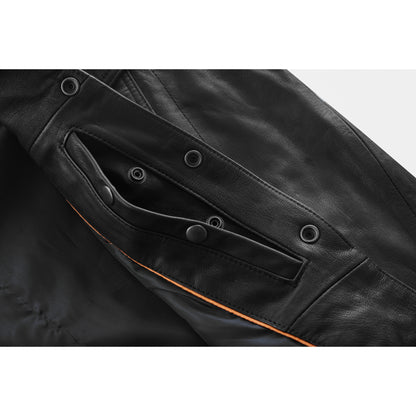 Fusion Drift™ Men’s Leather Motorcycle Shirt