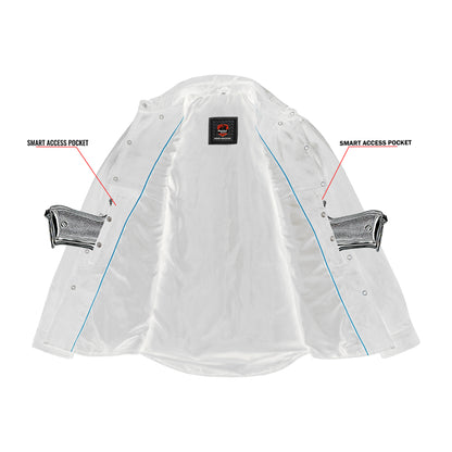 Fusion Drift™ Men’s Leather Motorcycle Shirt