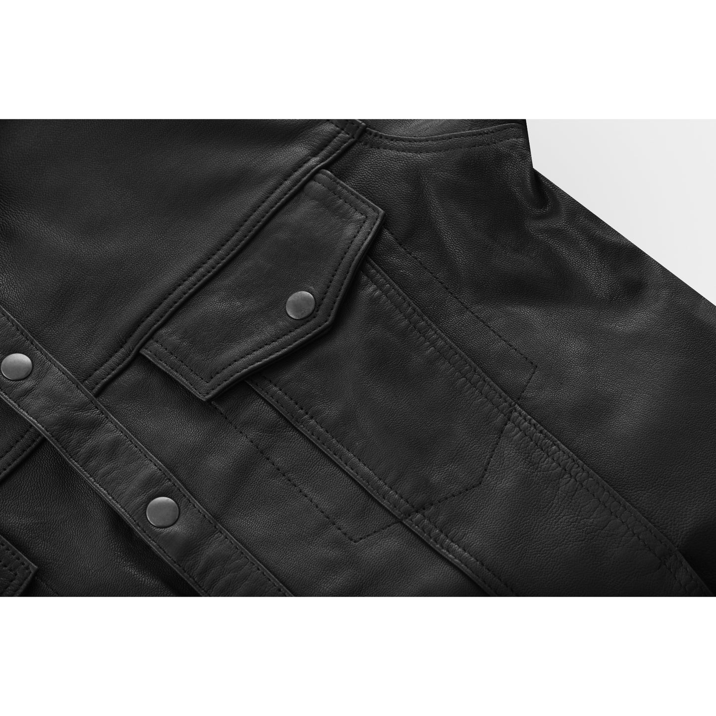 Fusion Drift™ Men’s Leather Motorcycle Shirt