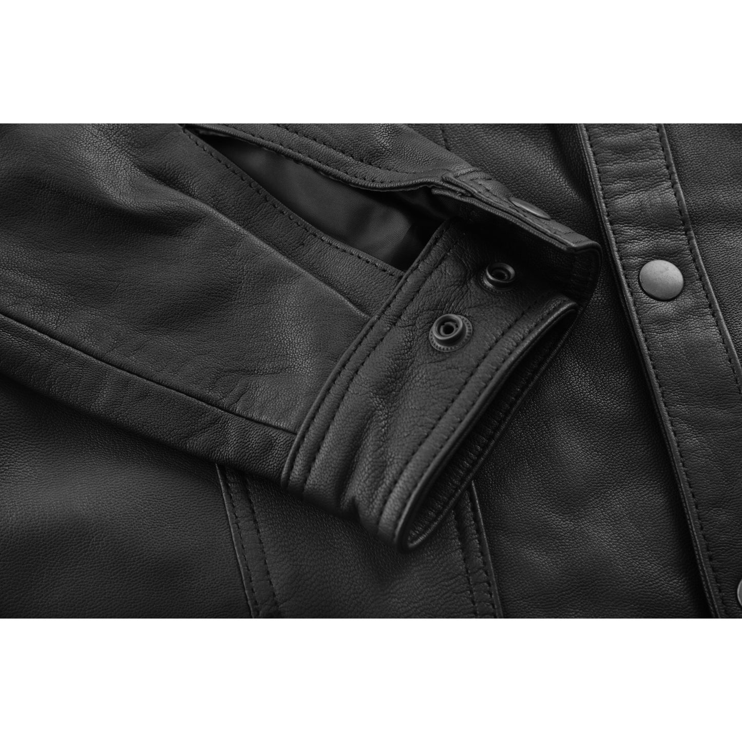 Fusion Drift™ Men’s Leather Motorcycle Shirt