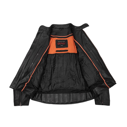 DS779 Men's Vented M/C Jacket w/ Plain Sides