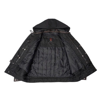 DS782 Men's Lightweight Drum Dyed Distressed Naked Lambskin Jacket