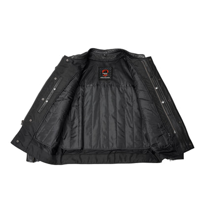 Blaze Runner™ Men's Leather Motorcycle Jacket