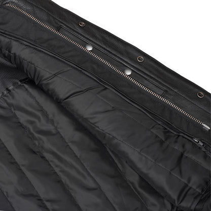 Blaze Runner™ Men's Leather Motorcycle Jacket