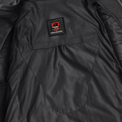 Blaze Runner™ Men's Leather Motorcycle Jacket