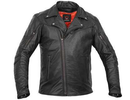 DS794 Men's Modern Longer Beltless Biker Jacket