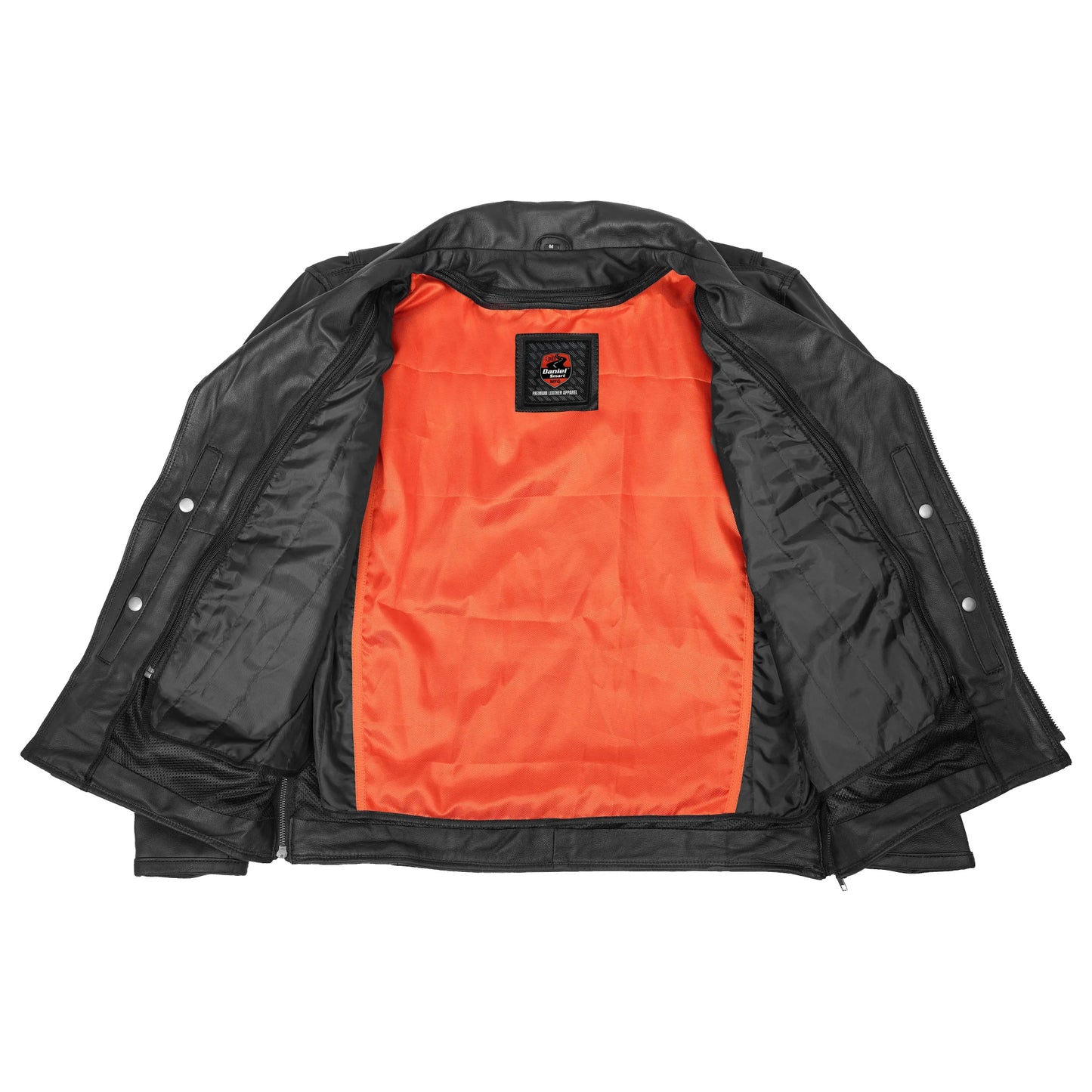 DS794 Men's Modern Longer Beltless Biker Jacket