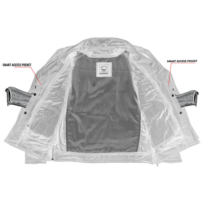 DS794 Men's Modern Longer Beltless Biker Jacket