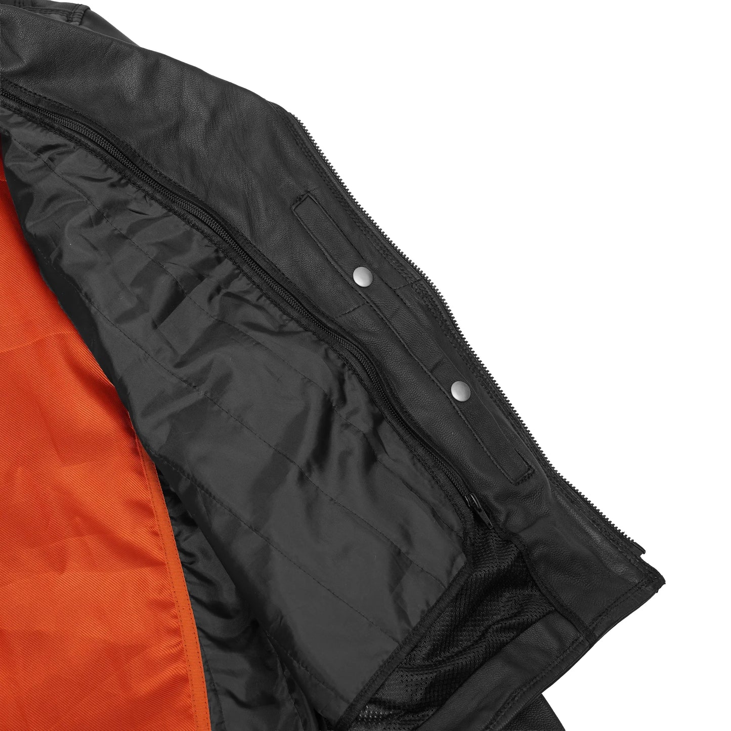 DS794 Men's Modern Longer Beltless Biker Jacket