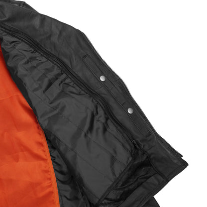 DS794 Men's Modern Longer Beltless Biker Jacket