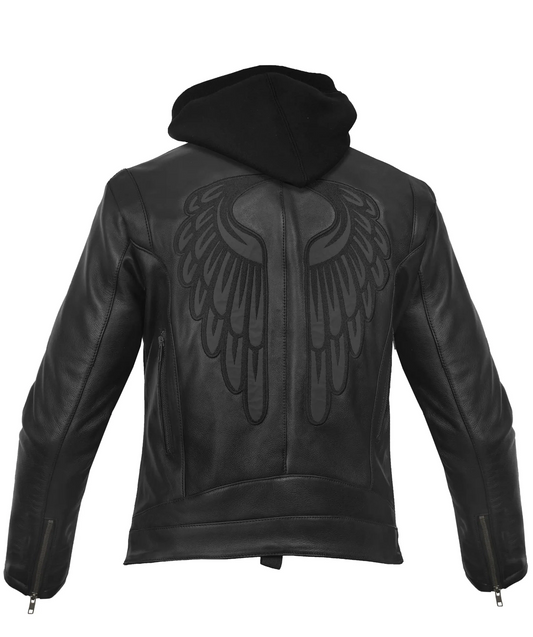 DS801 Black Talon - Women's Leather Motorcycle Jacket