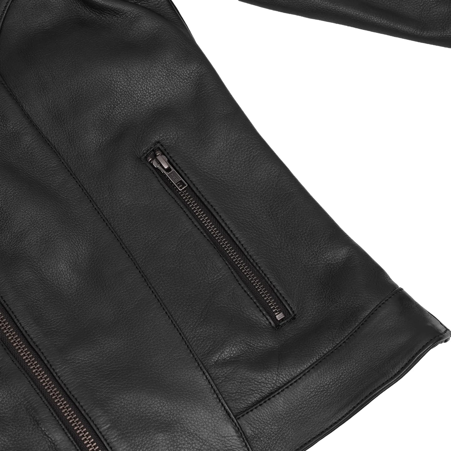 DS801 Black Talon - Women's Leather Motorcycle Jacket
