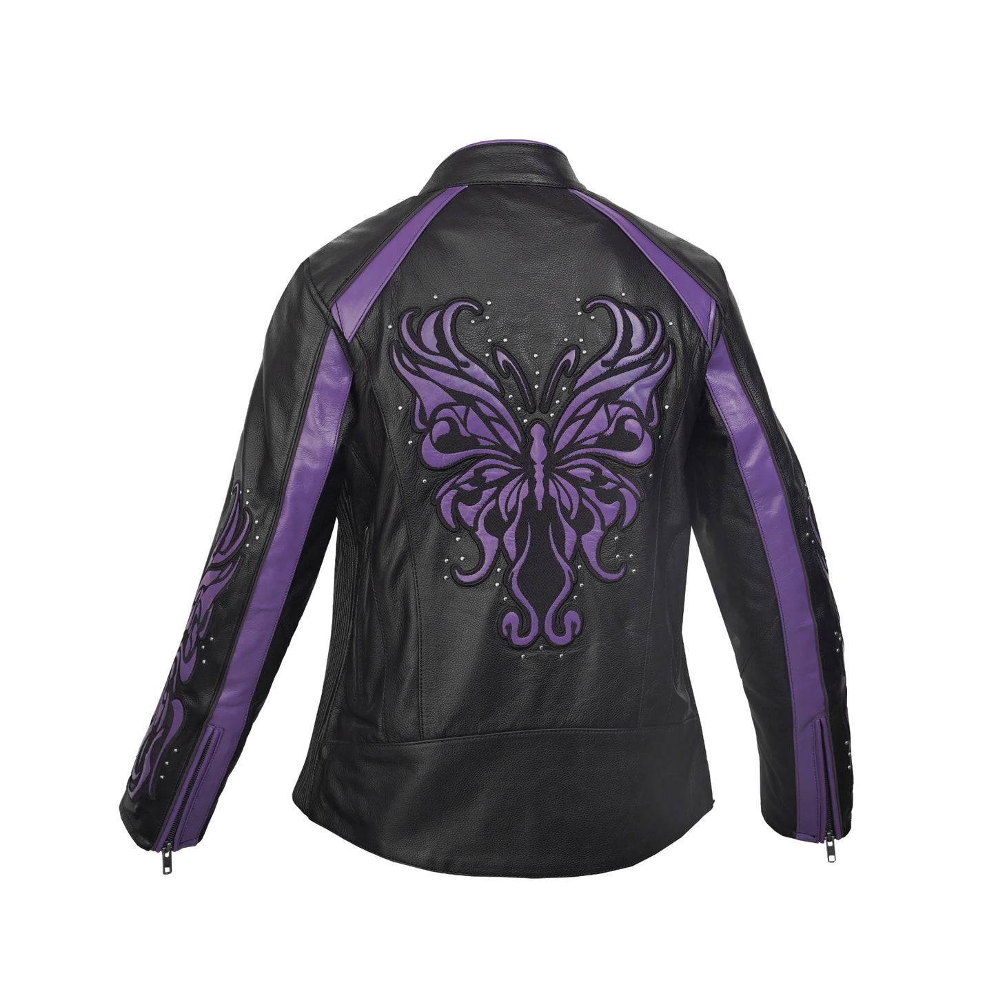 Ultra Violet - Women’s Leather Motorcycle Jacket