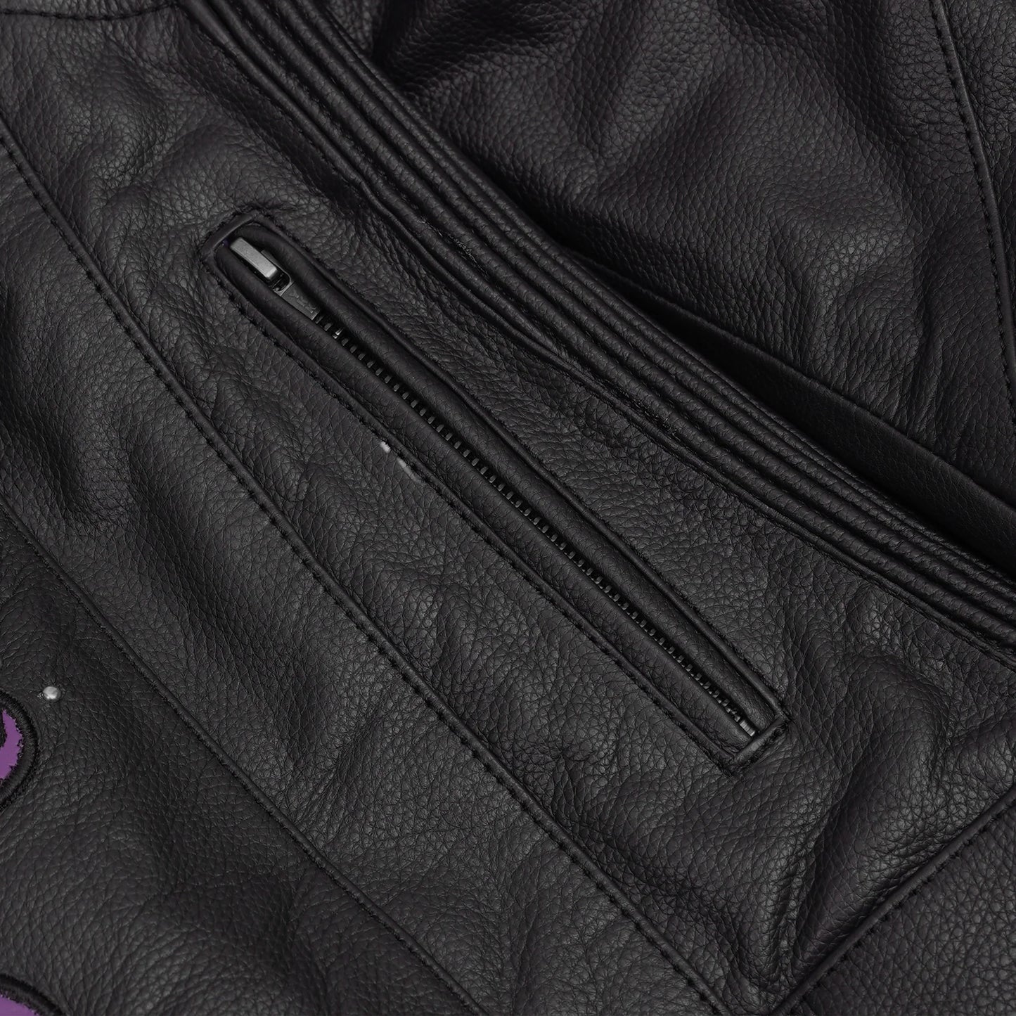 Ultra Violet - Women’s Leather Motorcycle Jacket