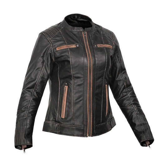 Ironwood - Women’s Leather Motorcycle Jacket