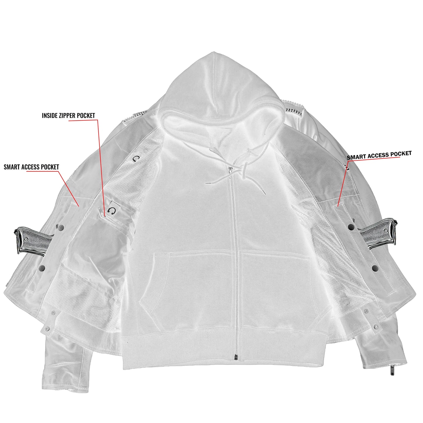 Velmora - Women’s Leather Motorcycle Jacket