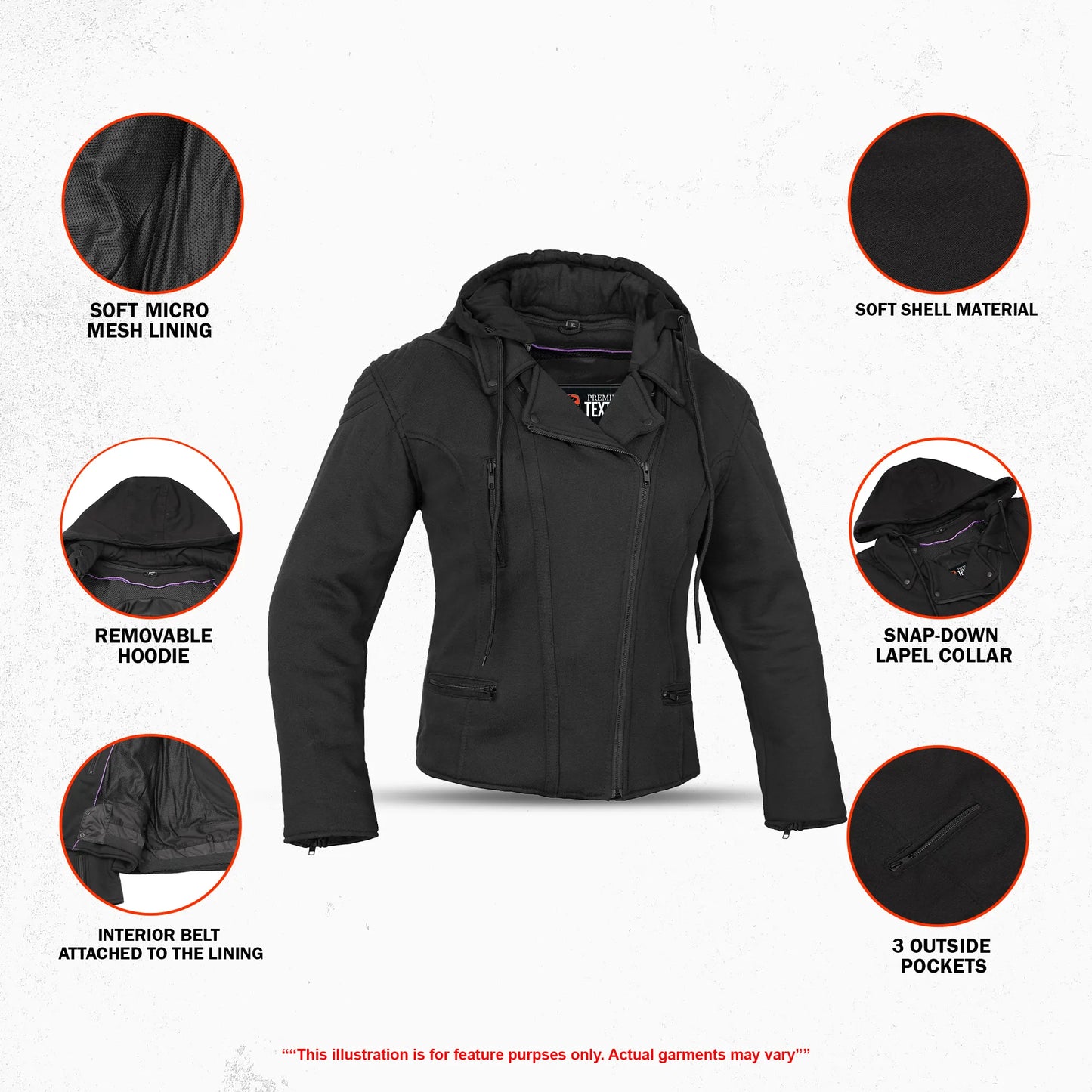 Shadowflux™ Women's Textile Motorcycle Jacket