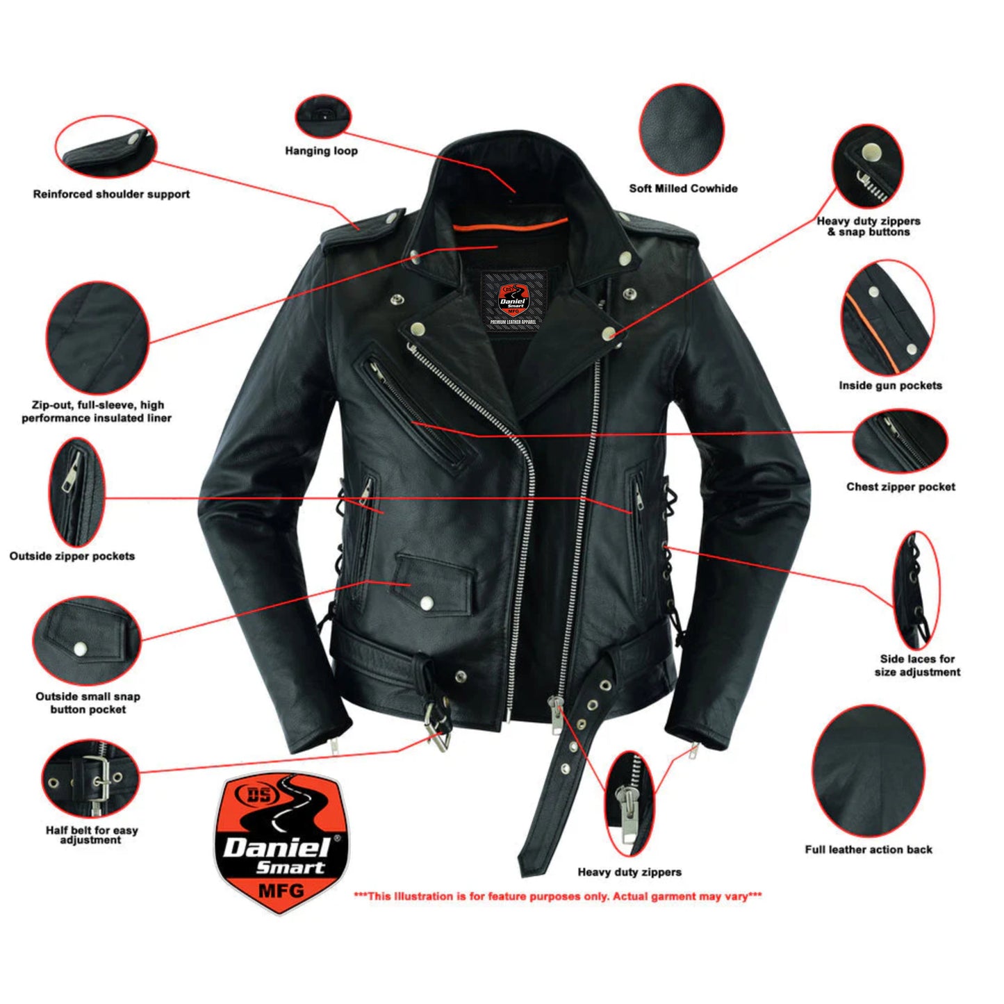 Rogue Empress™ Women's Leather Motorcycle Jacket